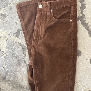 SHEIN brown Corduroy Pants